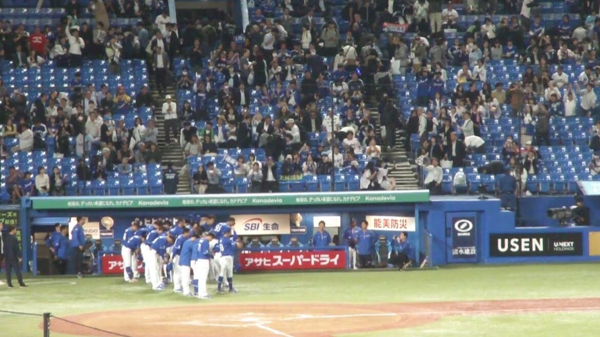 中日ドラゴンズ 梅野雄吾が松本直樹を見逃し三振に打ち取り試合終了　ヤクルト 0 - 6 中日　2025年5月29日(木)　神宮球場