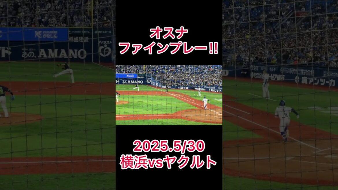 抜けたら失点のところを抑えた‼︎ #東京ヤクルトスワローズ #プロ野球 #shorts #オスナ