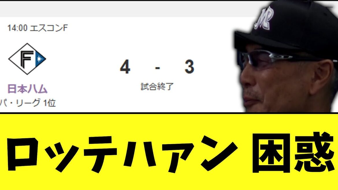ロッテ 普通に最悪すぎる最悪のサヨナラ負け 日本ハム 4x-3 ロッテ ロッテ 普通に最悪すぎる最悪のサヨナラ負け 日本ハム 4x-3 ロッテ