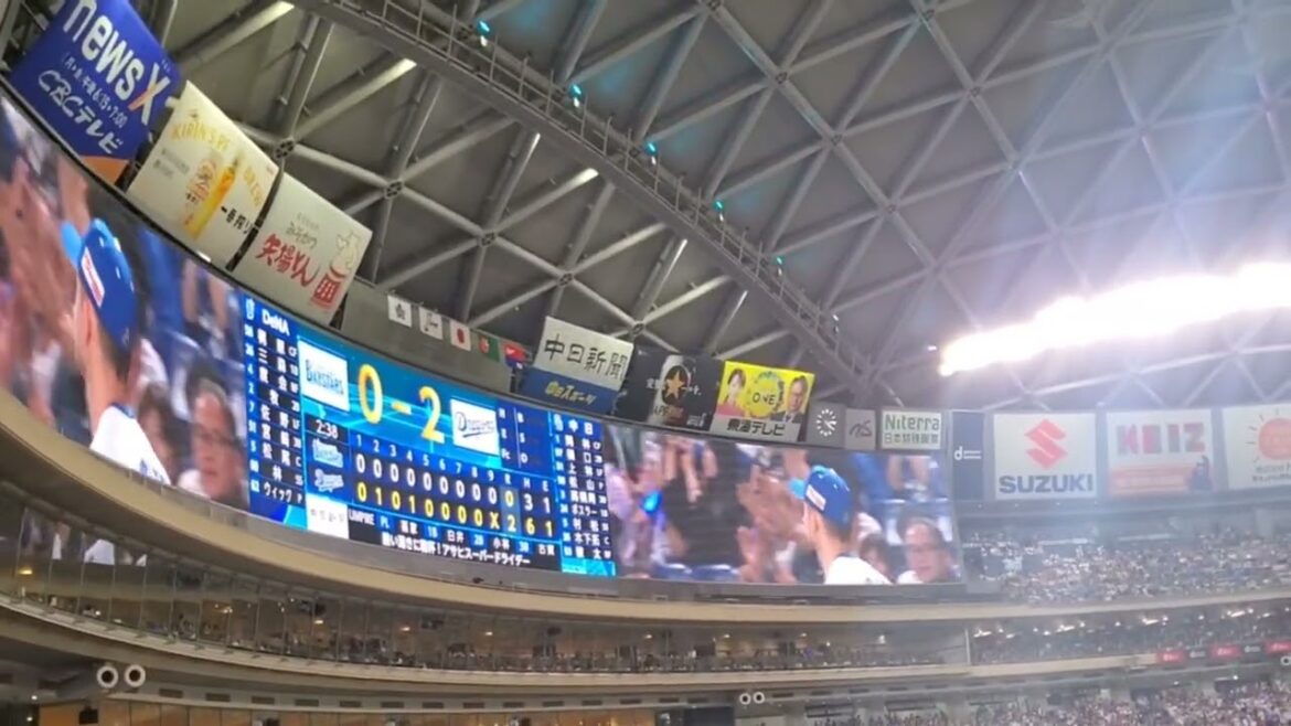 20250420　勝利試合後に流れる、ヒロイン登場曲【ｼﾞｪｲｿﾝ･ﾎﾞｽﾗｰ、松葉貴大】　中日ﾄﾞﾗｺﾞﾝｽﾞ@ﾊﾞﾝﾃﾘﾝﾄﾞｰﾑ ﾅｺﾞﾔ･ﾚﾌﾄ外野 ﾅｺﾞﾔﾄﾞｰﾑ