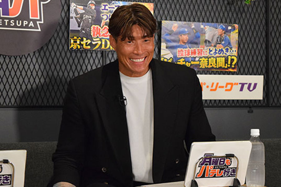 同級生のオリックス・岸田護監督の素顔を語る糸井嘉男氏【写真：PLM】