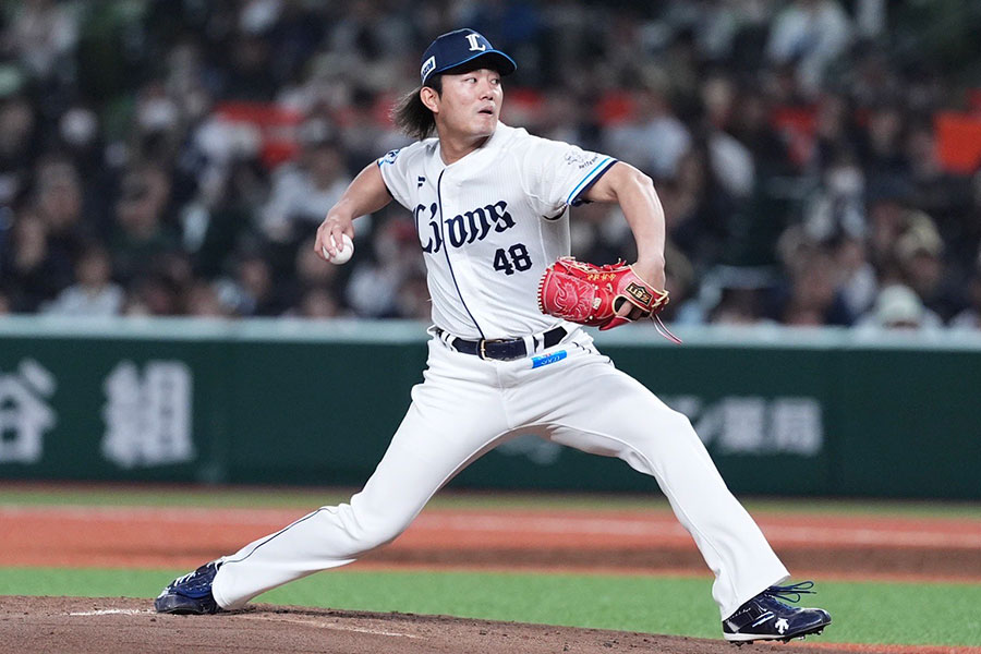 西武・今井達也【写真：小林靖】