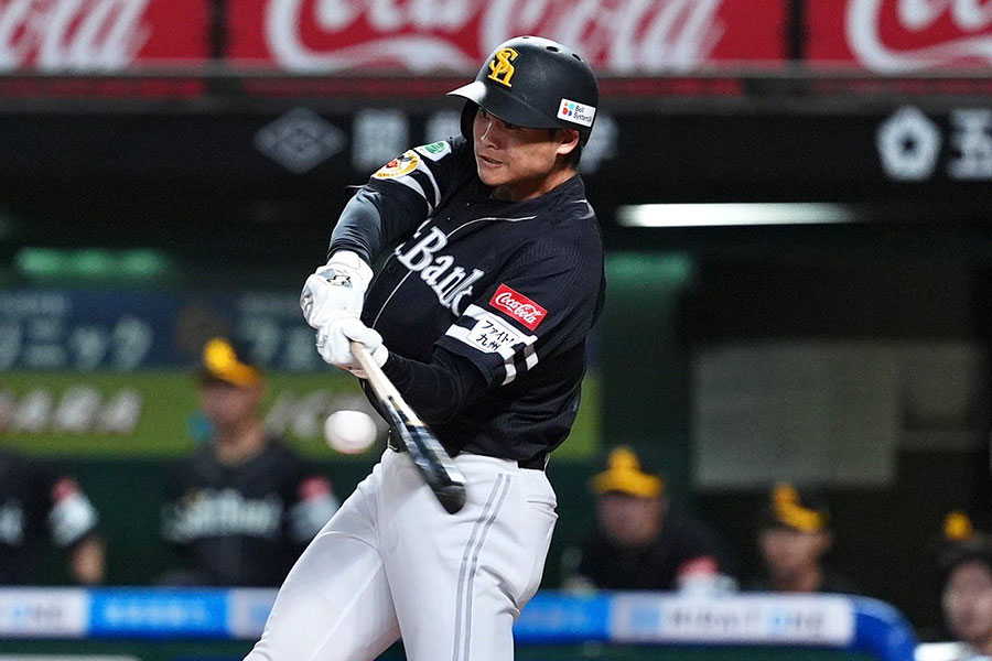 ソフトバンク・笹川吉康【写真：小林靖】