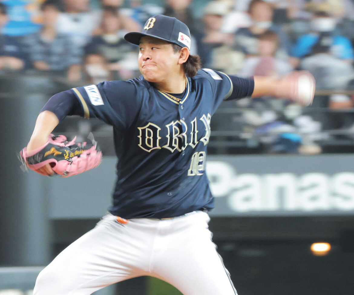 先発の宮城大弥　（カメラ・上村　尚平）