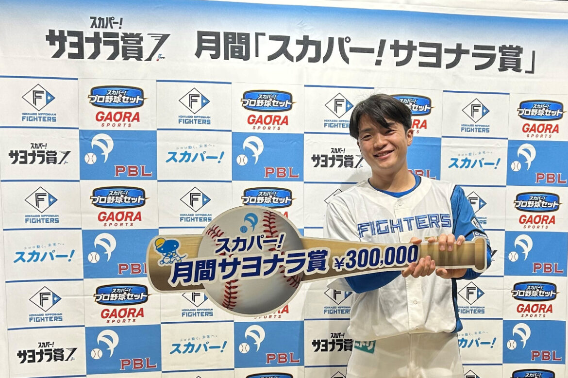 北海道日本ハムファイターズ・郡司裕也選手が「スカパー！サヨナラ賞」を初受賞 グッズにもなった名言「さすがにオレ、カッコイイ～！」の真相とは？（HOMINIS（ホミニス）） - Yahoo!ニュース - Yahoo!ニュース