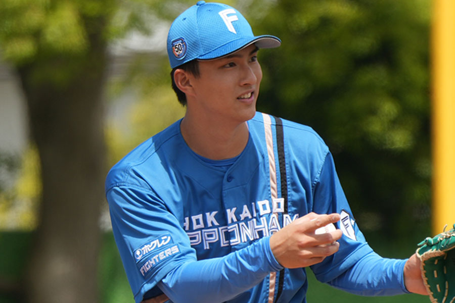 日本ハム・達孝太【写真：町田利衣】