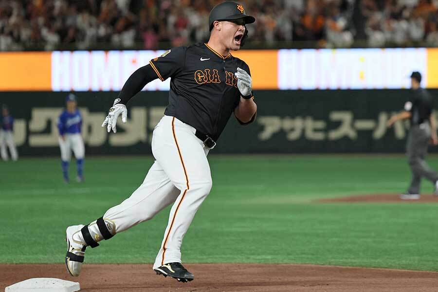巨人25歳は「トレードされてよかったなぁ」 移籍5戦で2発、衝撃の逆方向弾は「ジャッジすぎる」(THE ANSWER) – Yahoo!ニュース – Yahoo!ニュース 巨人25歳は「トレードされてよかったなぁ」 移籍5戦で2発、衝撃の逆方向弾は「ジャッジすぎる」(THE ANSWER) - Yahoo!ニュース - Yahoo!ニュース