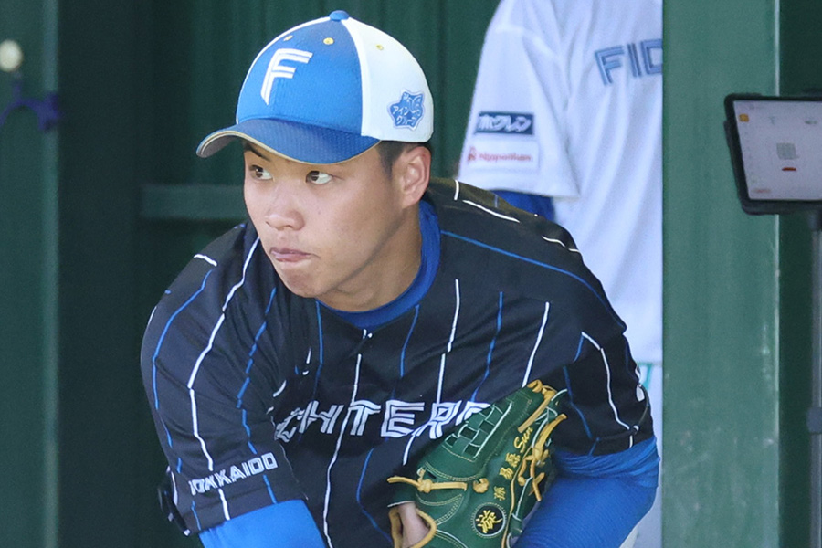 日本ハム・孫易磊【写真提供：産経新聞社】