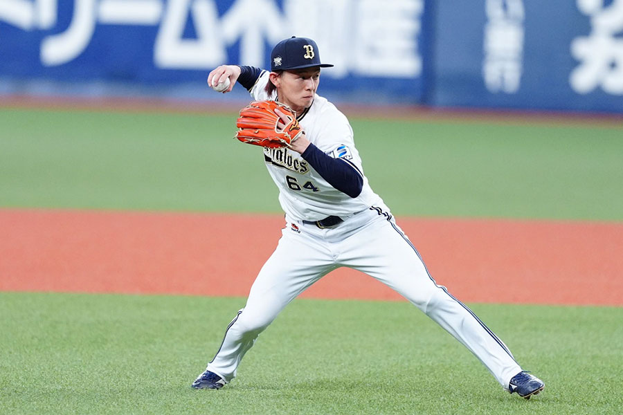 オリックス・大里昂生【写真：小林靖】
