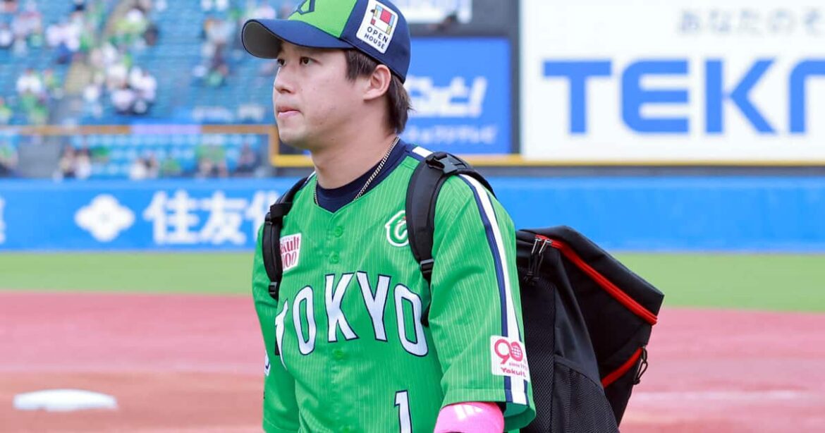 ヤクルト・山田哲人、母の日にピンク色の用具を使用「感謝の気持ちを込めながらプレーしたい」 - サンスポ