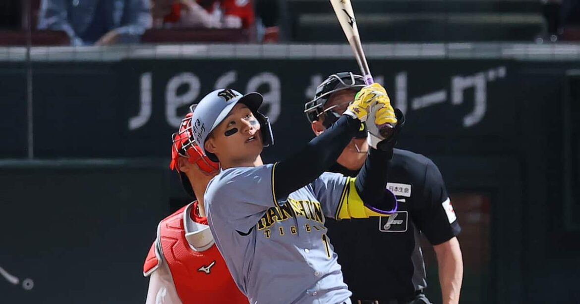 阪神・森下翔太、ポロリと勝利が転がり落ちてきた! 左翼への飛球で遊撃失策誘発、虎4戦ぶり複数得点 – サンスポ 阪神・森下翔太、ポロリと勝利が転がり落ちてきた! 左翼への飛球で遊撃失策誘発、虎4戦ぶり複数得点 - サンスポ