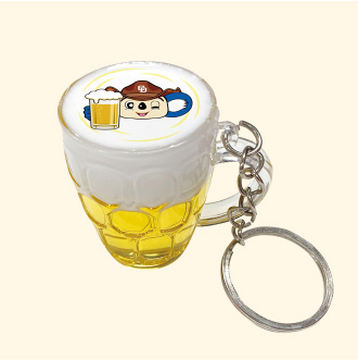 ビールジョッキキーホルダー