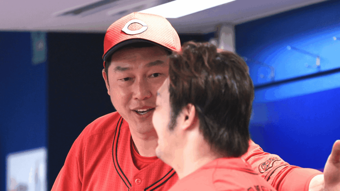 新井貴浩監督がほめちぎり「大きい、いいね、奨成、来てるね」 5月10日DeNA戦 - 中国新聞デジタル