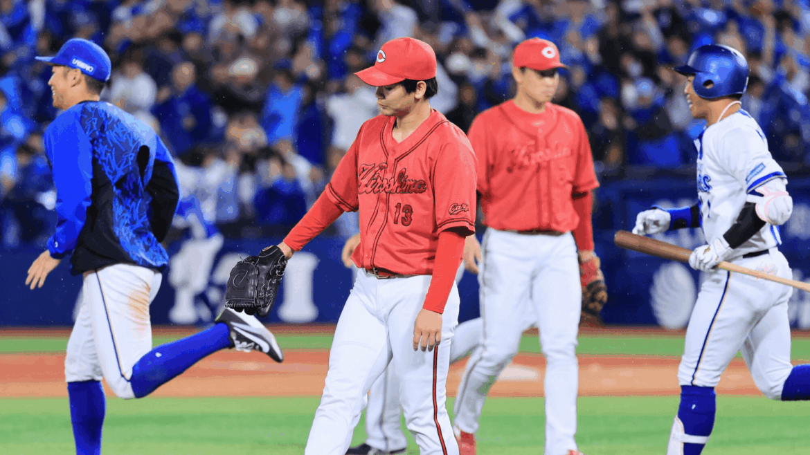 救援陣、踏ん張れず　勝利目前で守護神・栗林良吏がつかまる 5月9日DeNA戦 - 中国新聞デジタル