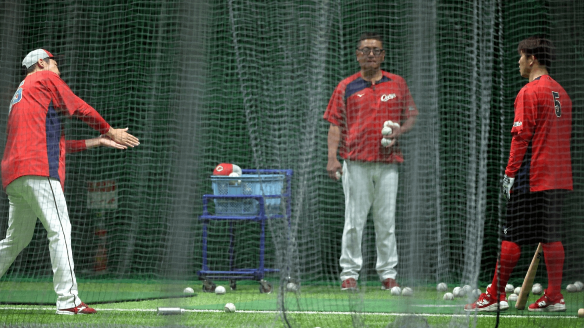 小園海斗の打撃、指揮官から直接指導「これでいこうと思う」 - 中国新聞デジタル