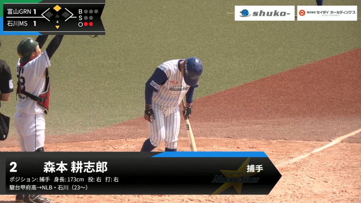 【動画】独立リーグ連合チームvs 阪神タイガース (ファーム) へ帯同する 石川ミリオンスターズ 野手4名 今シーズンここまでの好プレーをまとめました‼️