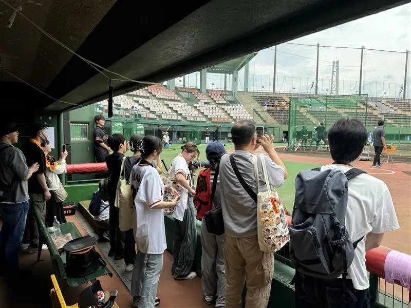 打撃見学練習ツアー
