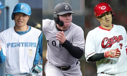 1軍では“絶体絶命”か…今季も結果を残せていない選手6人。立場が危ぶまれる選手たち – ベースボールチャンネル (左から)中島卓也、岡田悠希、堂林翔太