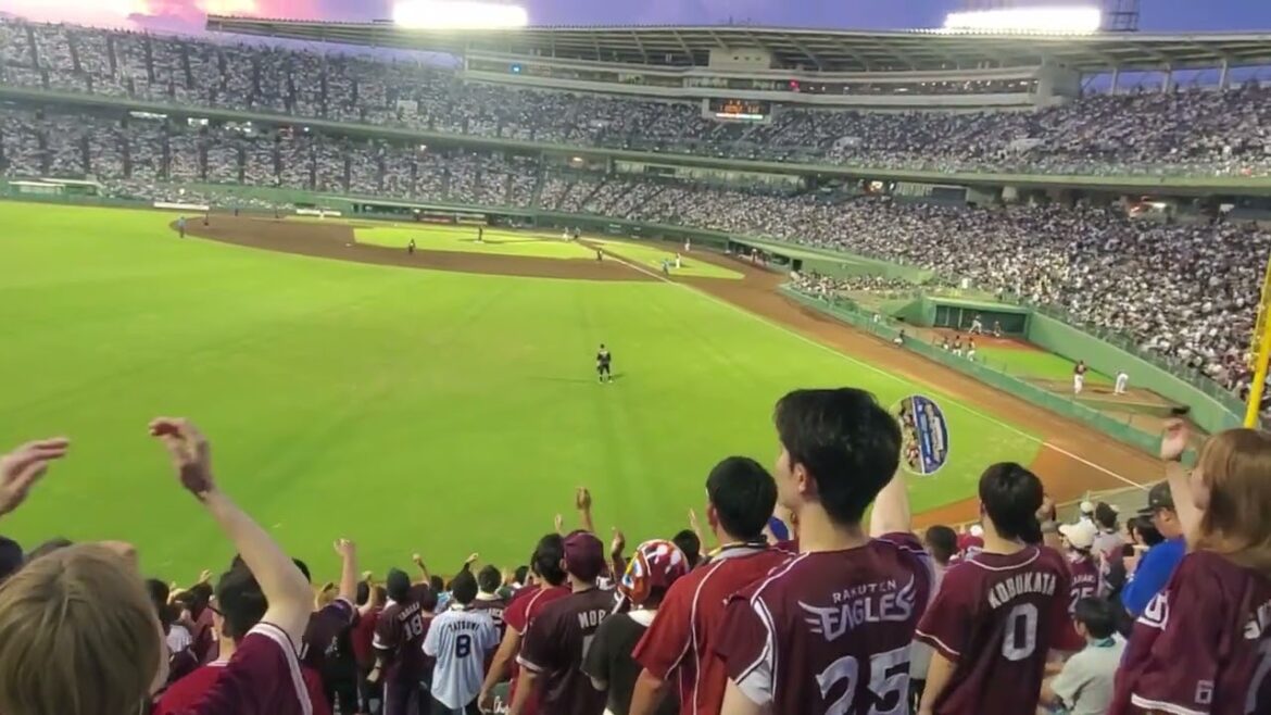 20240721　ｺﾌﾞ拳突き上げ♪【小深田大翔 応援歌】　9回表　東北楽天ｺﾞｰﾙﾃﾞﾝｲｰｸﾞﾙｽ@ほっともっとﾌｨｰﾙﾄﾞ神戸･ﾚﾌﾄ外野