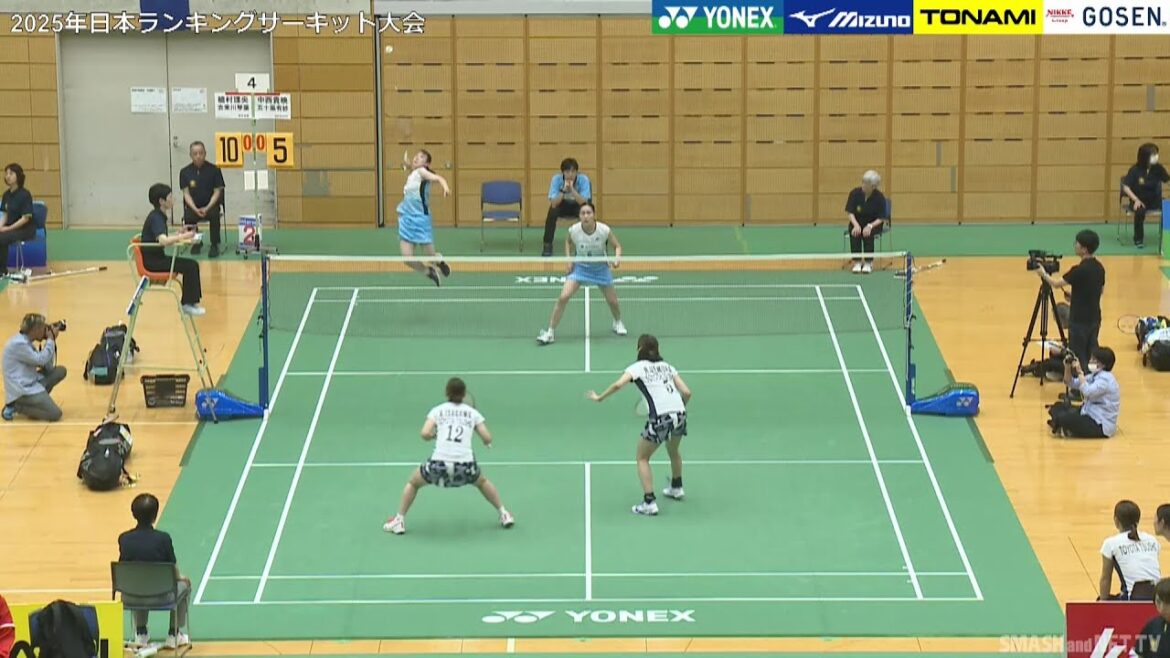 中西 貴映／五十嵐 有紗（BIPROGY）vs 植村 理央／去来川 琴葉（豊田通商）WD1回戦【ランキングサーキット 2025】