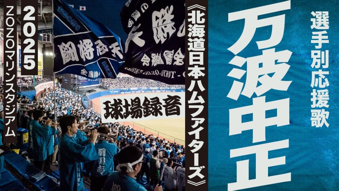 高音質🎺万波中正選手応援歌《北海道日本ハムファイターズ》2025ZOZOマリン