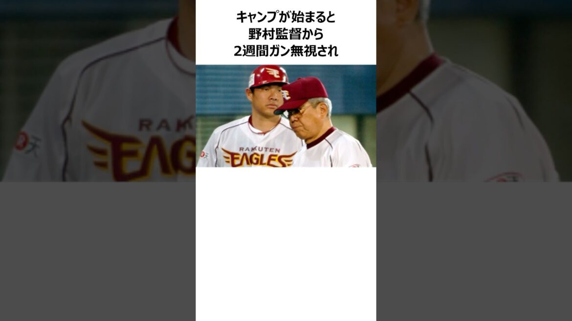 【2週間無視からの暴言】山﨑武司と野村克也の師弟関係に関する雑学 【2週間無視からの暴言】山﨑武司と野村克也の師弟関係に関する雑学