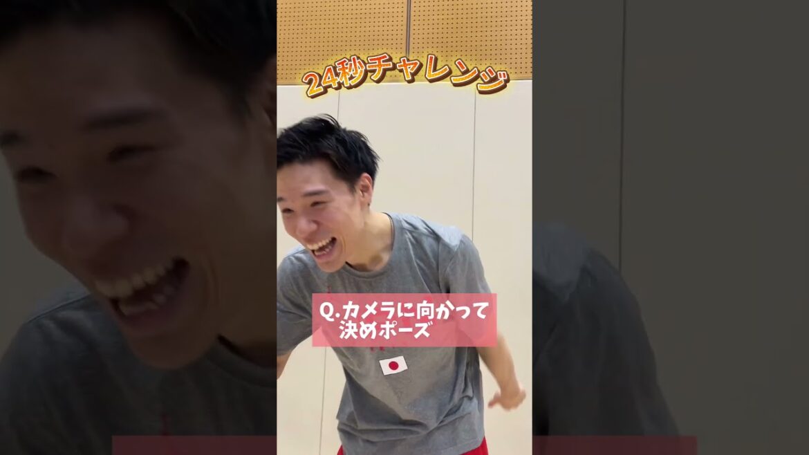 代表候補メンバー #馬場雄大 選手が24秒で9問の質問にどれだけ答えられるかチャレンジ❗️💪男子日本代表戦🆚韓国🇰🇷⏰7月7日（日）よる7:00〜📺テレビ朝日系列地上波・ABEMAにて生中継！
