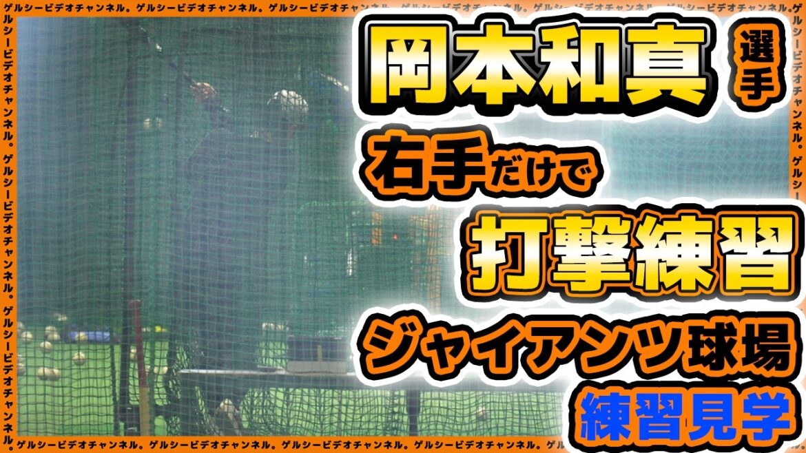 【巨人】岡本和真選手が右手だけで打撃練習!荒巻悠選手は柵越え打撃練習!坂本勇人選手も参加した読売ジャイアンツ球場・練習見学ハイライト|プロ野球ニュース 【巨人】岡本和真選手が右手だけで打撃練習!荒巻悠選手は柵越え打撃練習!坂本勇人選手も参加した読売ジャイアンツ球場・練習見学ハイライト|プロ野球ニュース