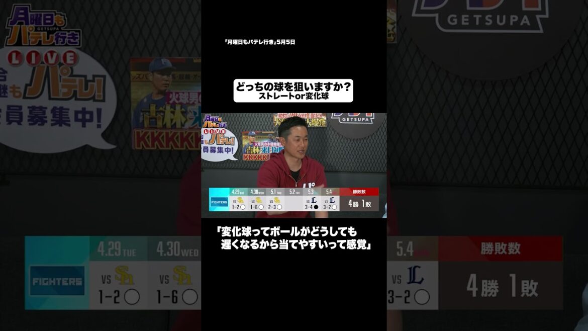 変化球orストレート どっちを狙う？ #shorts