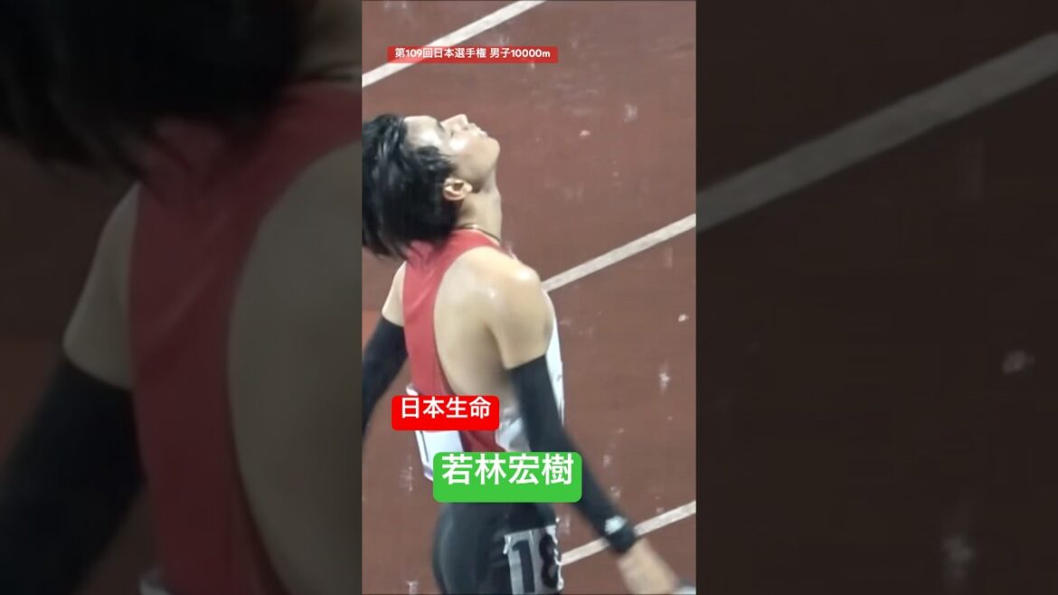 若林宏樹【日本生命】の激走に場内から割れんばかりの拍手が…。日本選手権史にその名を刻む！ #青山学院大学 #10000m #陸上