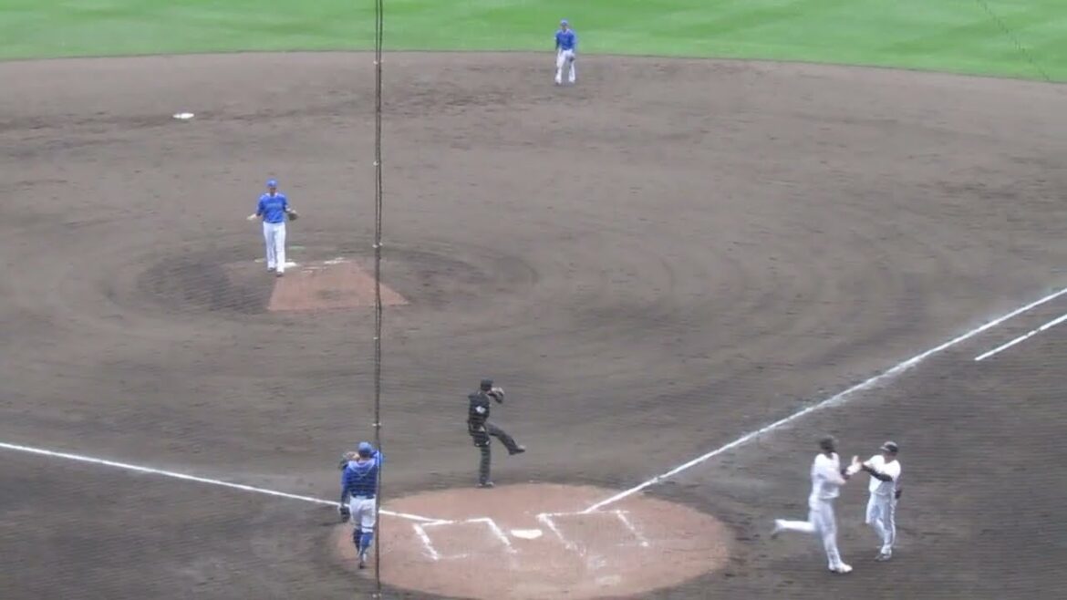 二打席連発 覚醒きたか？秋広優人 浜地真澄からサヨナラホームラン（2025年2月18日 読売ジャイアンツ対 横浜DeNAベイスターズ練習試合 ）