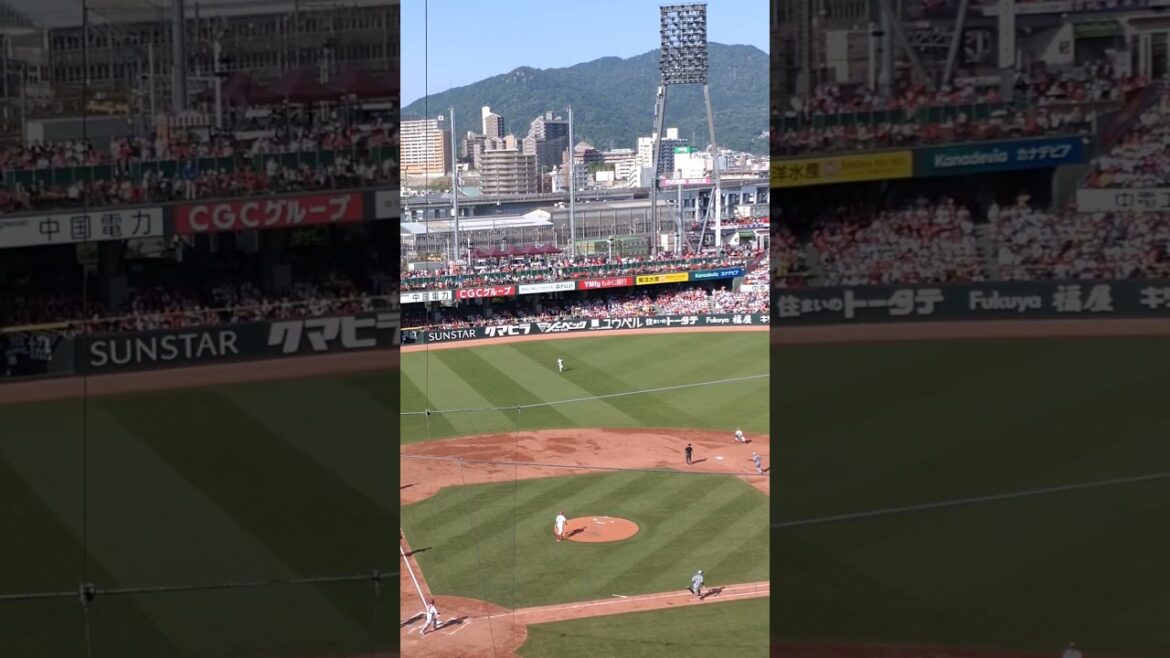 矢野雅哉にも負けてない小園海斗partII　ダイビングキャッチからの送球で俊足熊谷敬宥をアウトにする