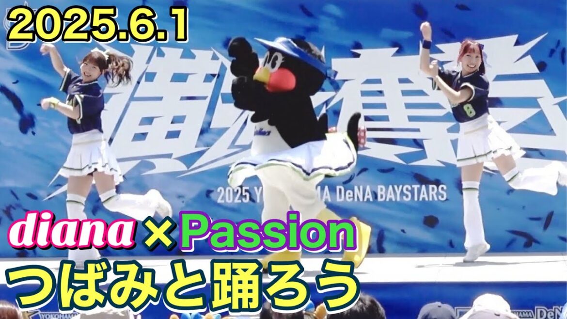 【Passion】つばみと踊ろう 2025.6.1 #横浜DeNAベイスターズ #チア #ディアーナ