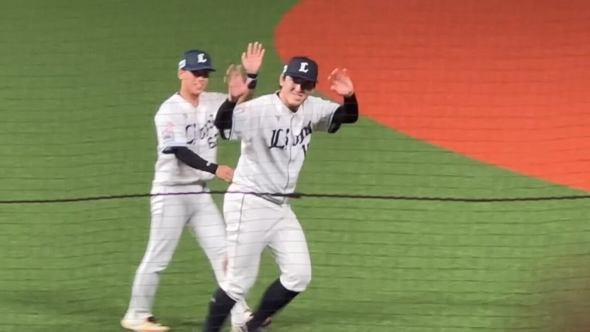 今日のビクトリーセレモニーは無四球11奪三振の隅田知一郎と決勝スリーベースの滝澤夏央！【西武3-1オリックス】2024/9/18