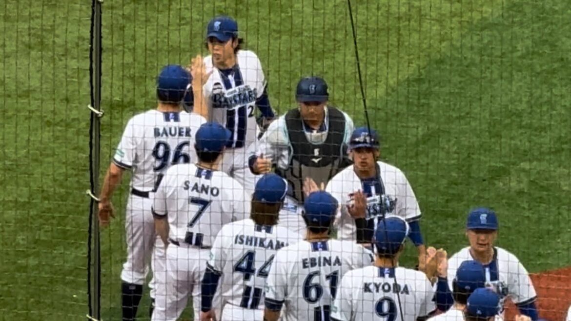 【デ3-2ヤ】入江大生勝利の瞬間勇者の遺伝子横浜DeNAベイスターズ2025年6月1日東京ヤクルトスワローズ佐野恵太バウアー