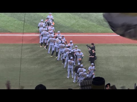 【今日も完封勝利】6.3 エスコン 勝利のハイタッチ 【今日も完封勝利】6.3 エスコン 勝利のハイタッチ