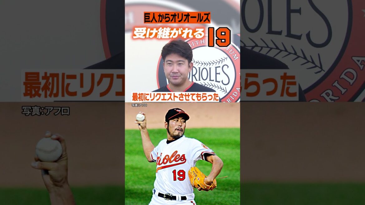 【#背番号 19】#菅野智之 #上原浩治 #オリオールズ #野球 #mlb #日テレスポーツ #shorts