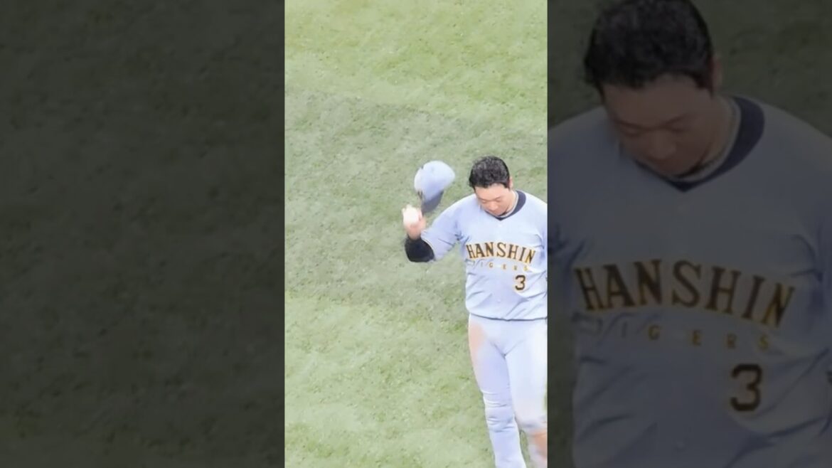 【チームエスコン発本塁打】先制本塁打を放ちファンの歓声に応える大山悠輔