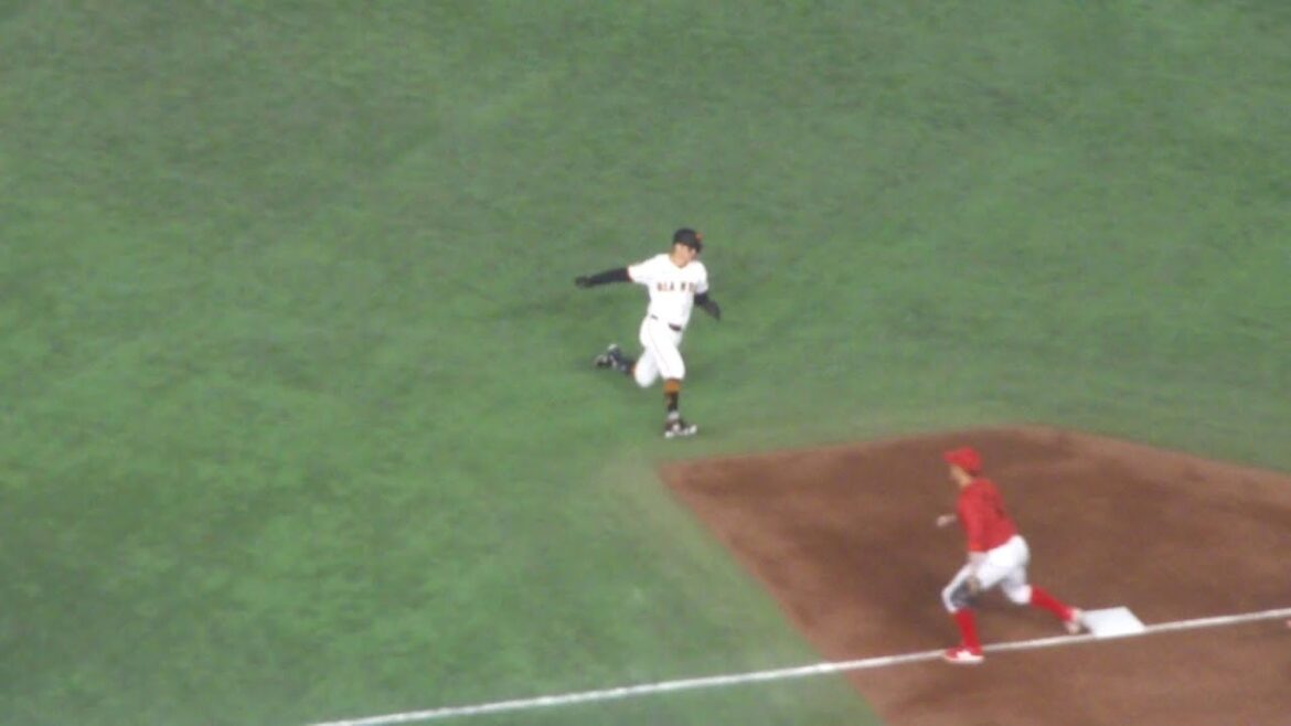 巨人 若林楽人 スリーベースヒット　巨人 vs 広島　2025年4月29日(火)　東京ドーム