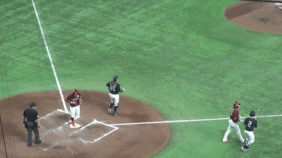 楽天 堀内謙伍 押し出しフォアボール　楽天 vs ロッテ　2025年5月15日(木)　東京ドーム