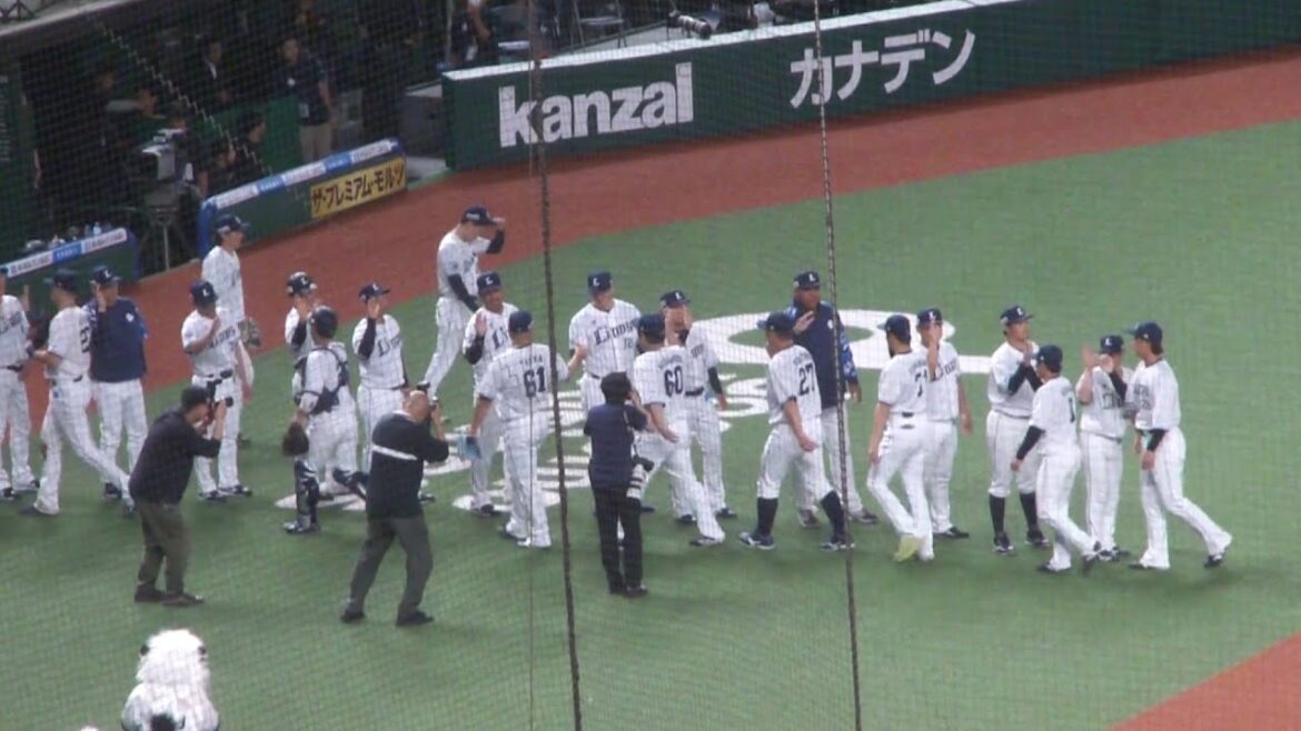 埼玉西武ライオンズ 平良海馬が山田哲人を空振り三振に抑え試合終了　西武 4 - 2 ヤクルト　2025年6月4日(水)　ベルーナドーム