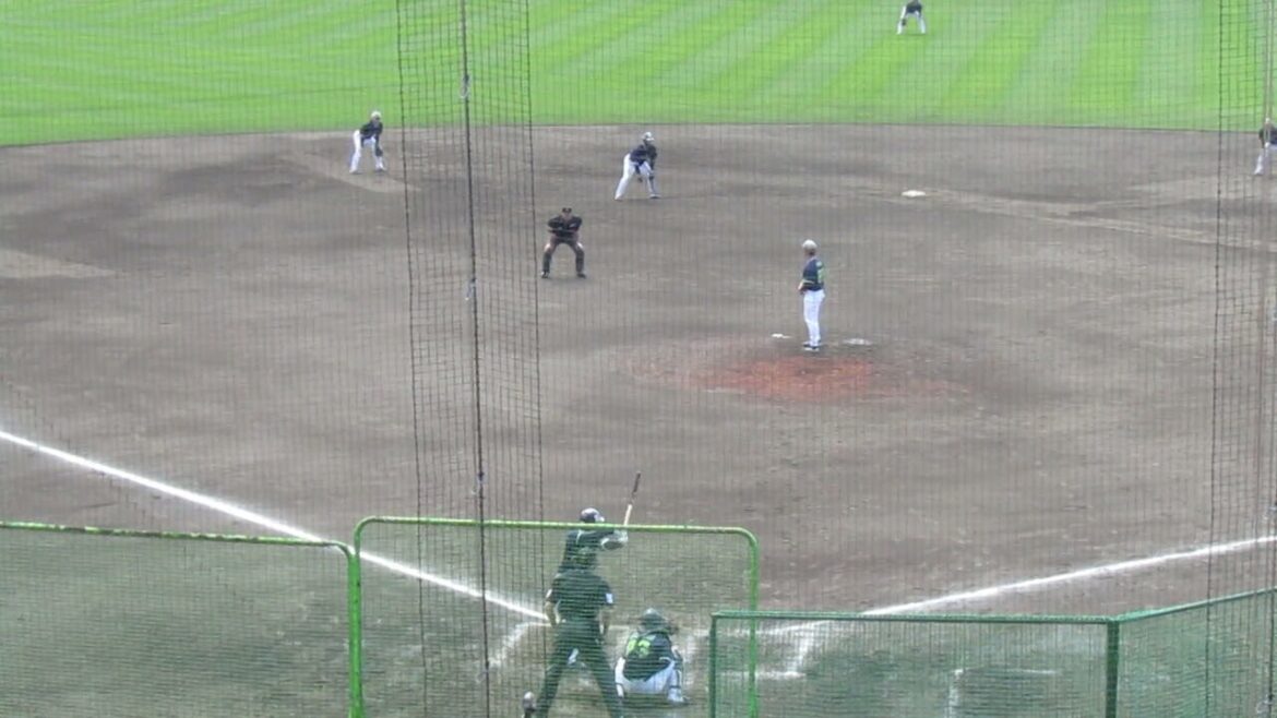 シート打撃 小川泰弘〜松本直樹を三振にとる＜ヤクルトスワローズ 沖縄キャンプ 2025年2月19日＞