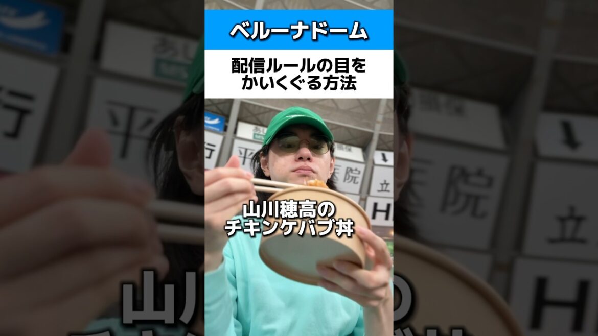 ベルーナドームで配信ルールの目をかいくぐる方法#西武ライオンズ ベルーナドームで配信ルールの目をかいくぐる方法#西武ライオンズ