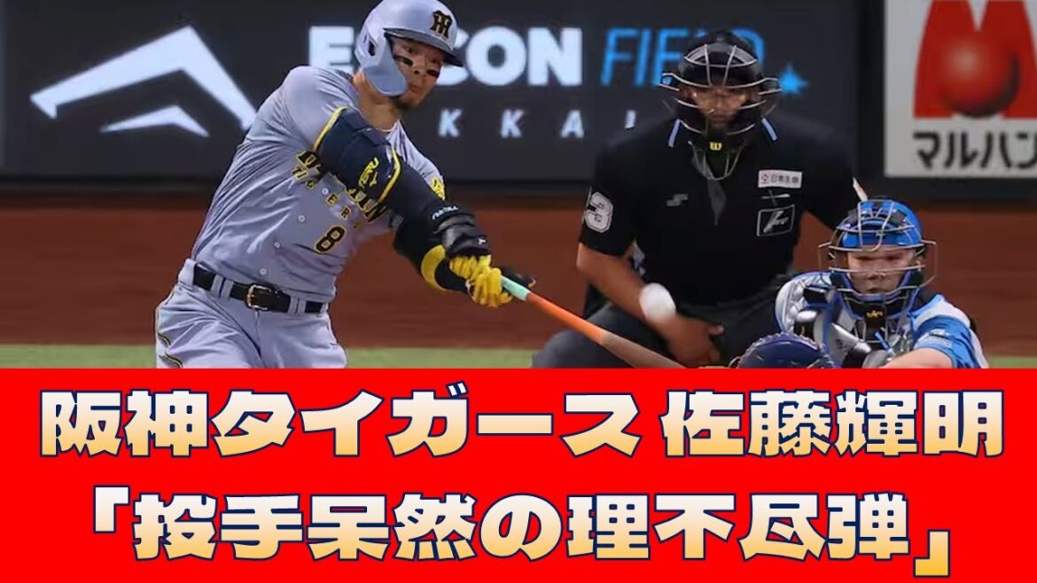 阪神タイガース 佐藤輝明「投手呆然の理不尽弾」