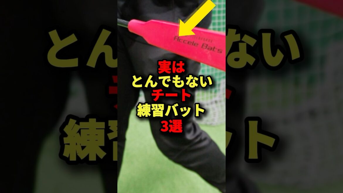 実はとんでもないチート練習バット3選#野球 #shorts