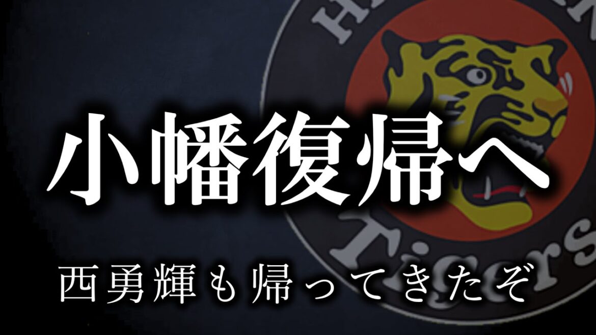小幡と西勇輝が帰ってきた！【阪神タイガース】