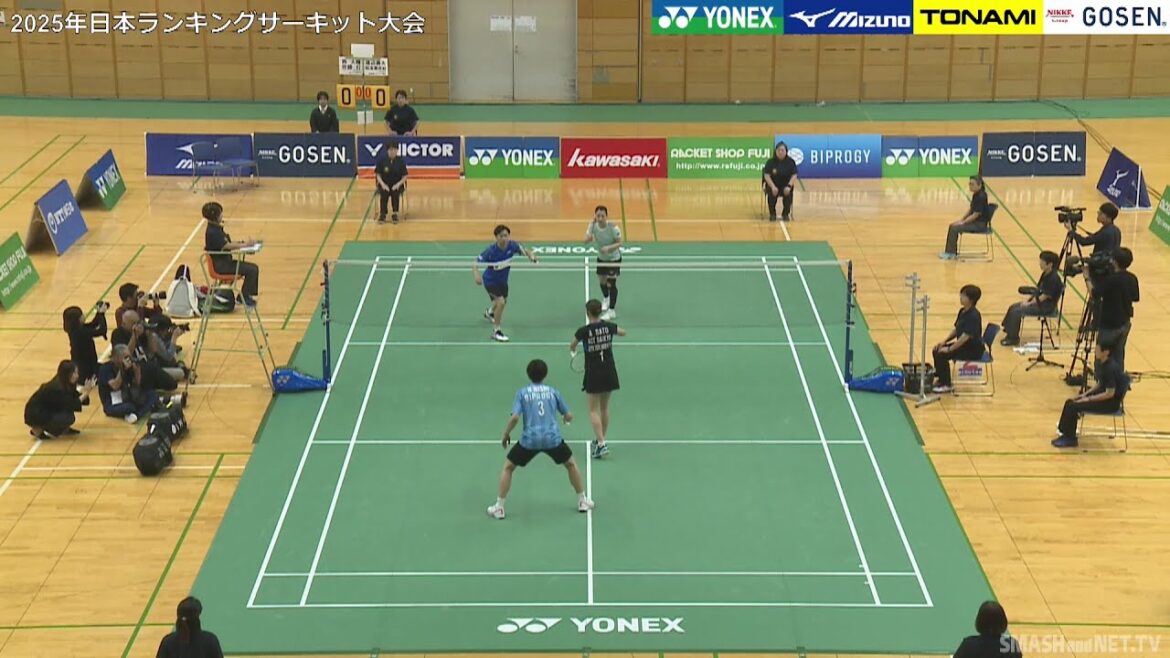 西 大輝／佐藤 灯（BIPROGY／ACTSAIKYO）vs 渡辺 勇大／松友 美佐紀（J－POWER／東京都バドミントン協会）XD決勝【ランキングサーキット 2025】