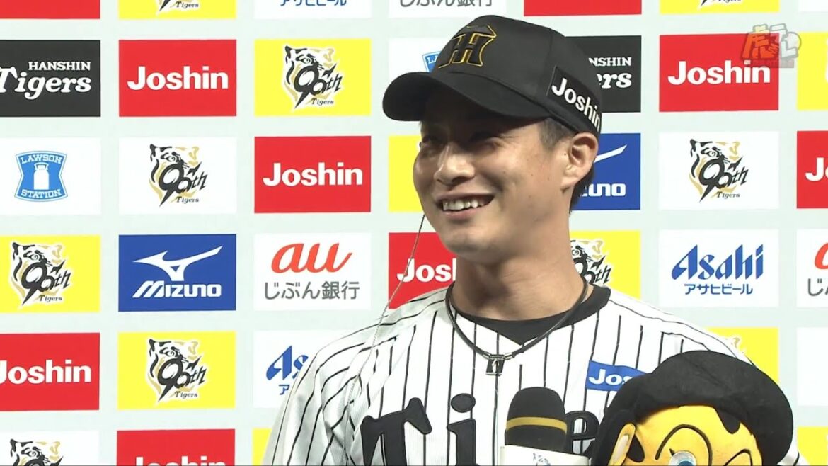 【#木浪聖也 選手のヒーローインタビュー、#藤川球児 監督インタビュー】 6月6日(金) 阪神vsオリックス（甲子園）