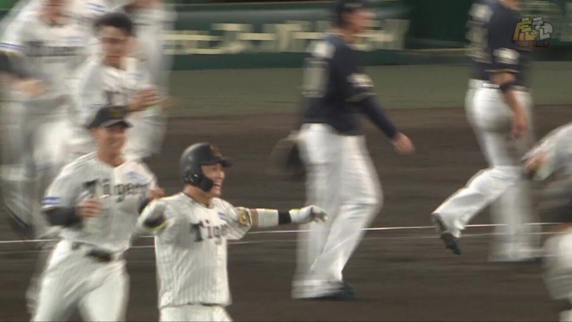 【虎の満塁男】10回裏、#木浪聖也 選手がライト線を破る劇的サヨナラタイムリーヒット！関西ダービー初戦に勝利！【2025/6/6Ｔ－Ｂ】