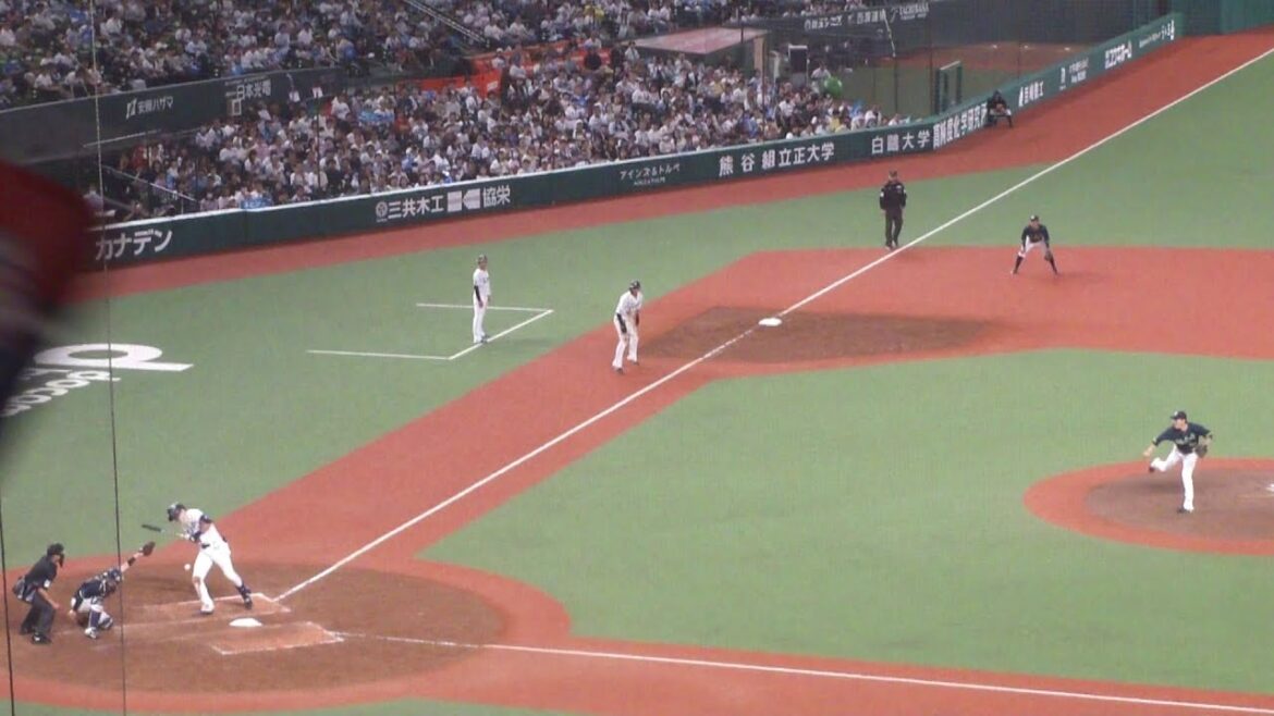 西武 ネビン デッドボール　西武 vs ヤクルト　2025年6月4日(水)　ベルーナドーム